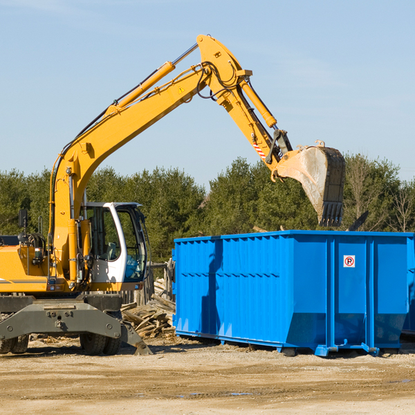 can i rent a residential dumpster for a construction project in Sunset UT